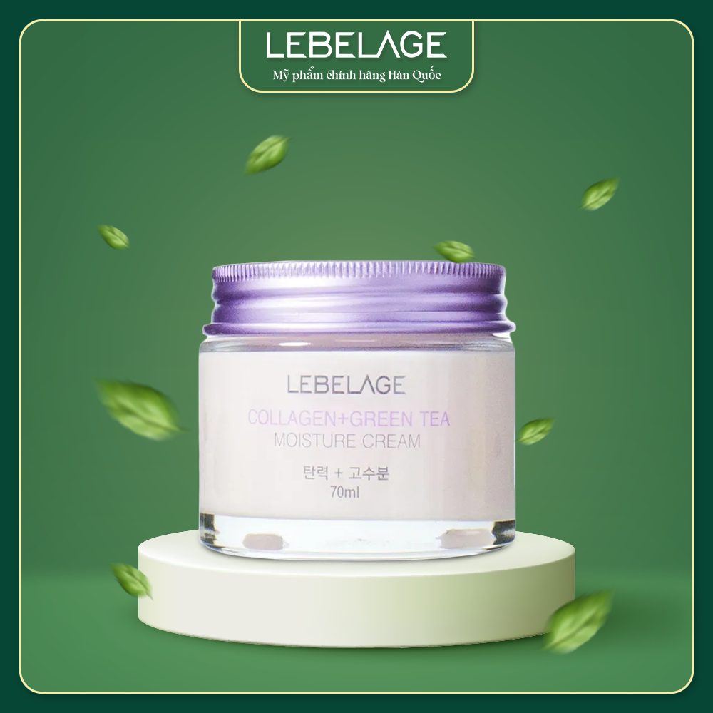 Lebelage Collagen Green Tea Moisturizing Cream - Nourishes, Restores ...