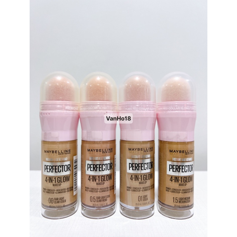Maybelline New York Instant Age Rewind PERFECTOR 4 in 1 Glow 20ml | Shopee  Singapore