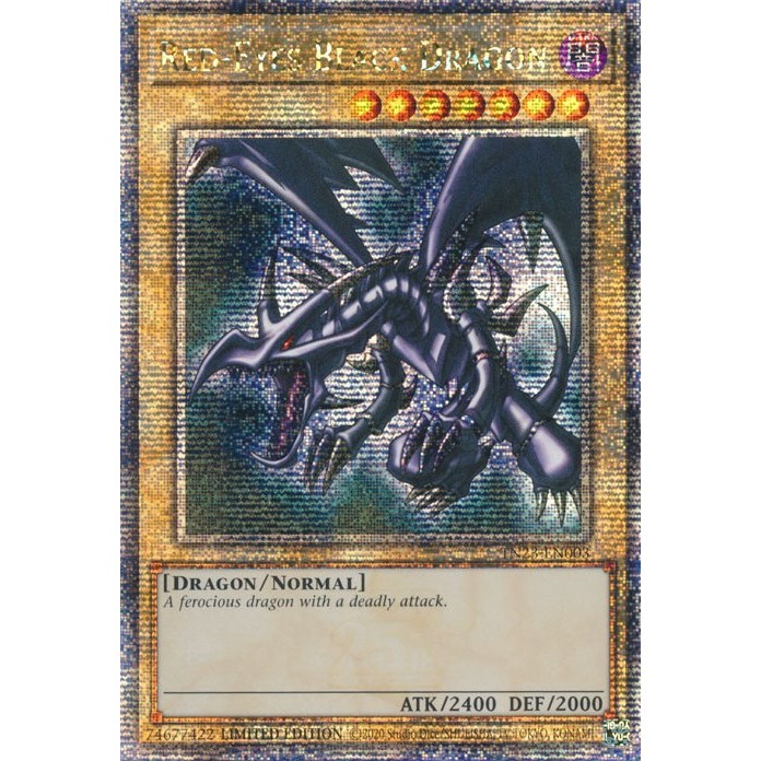 Yugioh Red-Eyes Black Dragon 25th Anniversary Card - Starlight Rare - Free plastic  card preservation | Shopee Singapore