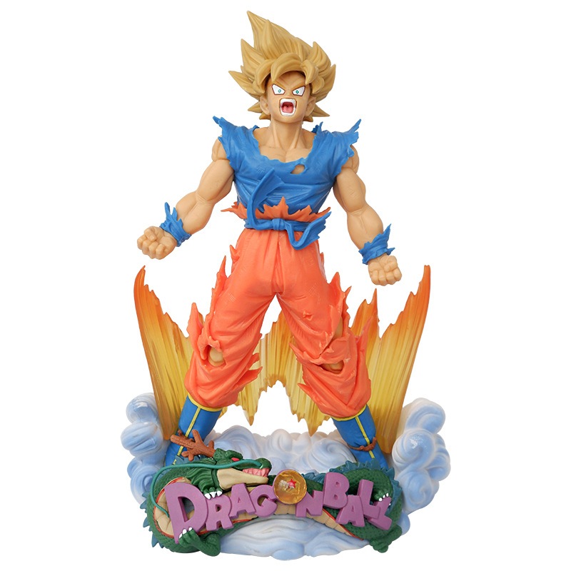 Dragon Ball Songoku Model Exploding 23 cm High Standing Shape With ...