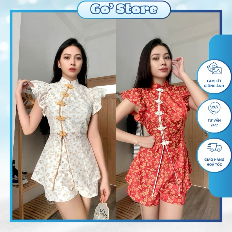 Cheongsam hot sale with pants