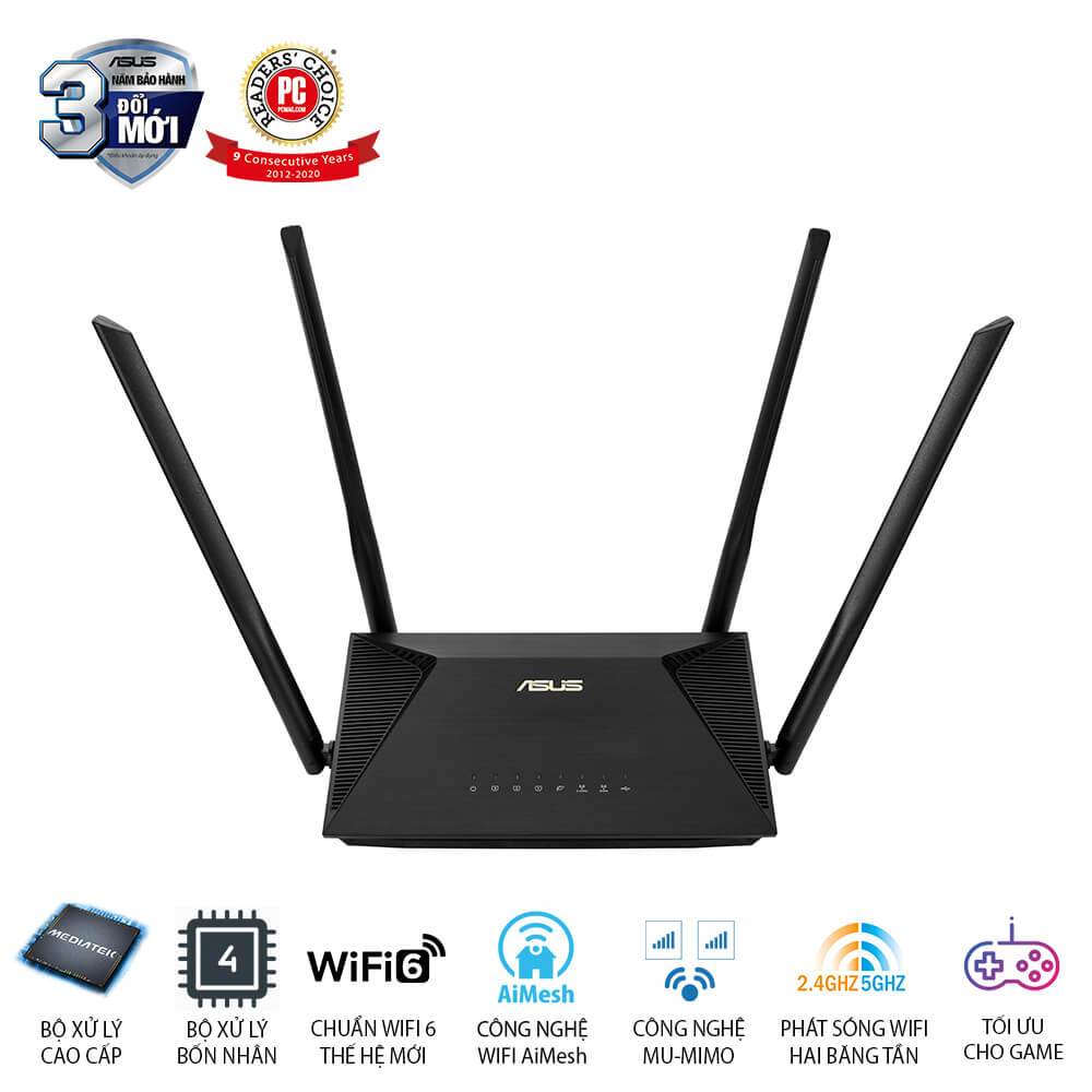 Asus RTAX53U Wifi AX1800 2 Band Wifi 6 (802.11ax) Mumimo