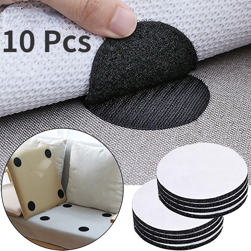 Set of 5 Stickers (Round/Square) with Double-Sided Adhesive to Fix ...