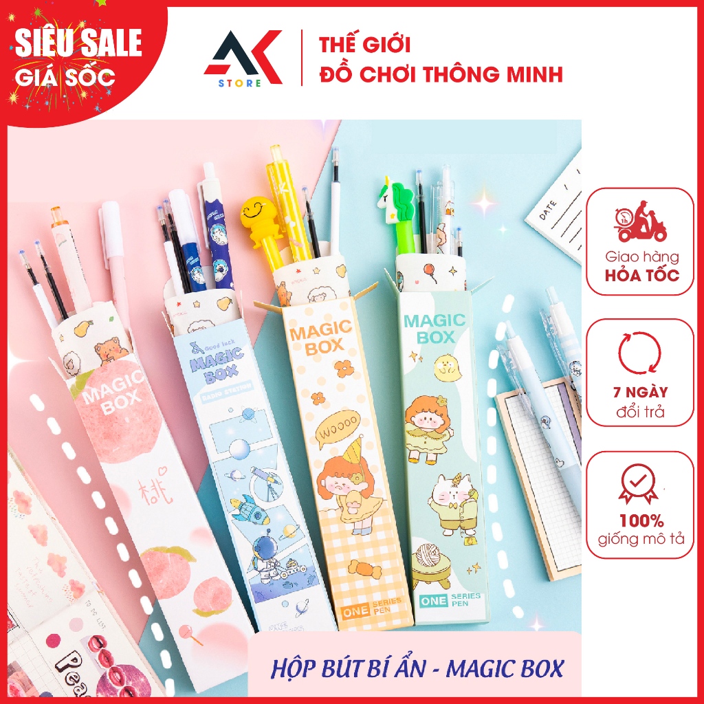 Mysterious Pen Box Magic Box 5 Super Hot School SuppliesPiece (2 Pens ...