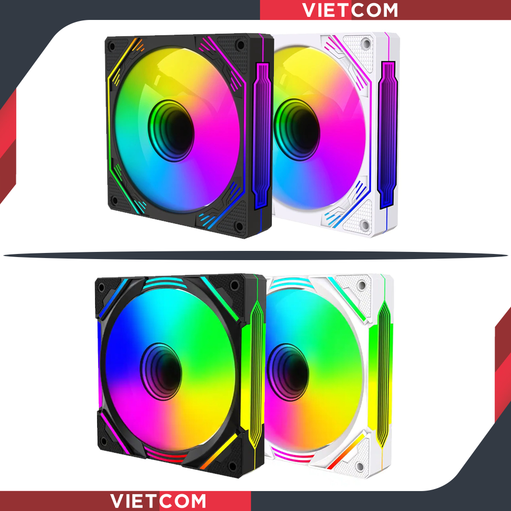 Radiator FAN, RGB LED FAN LC-10, LC-20, LC-30 - Forward and reverse ...