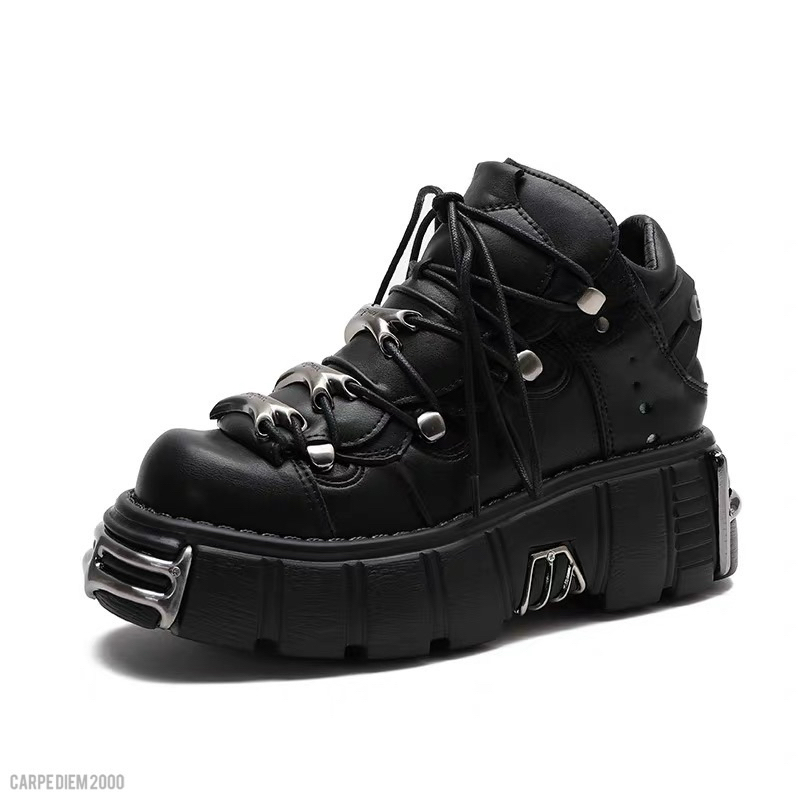 CyberSonic-931 Shoes - unisex metal-designed leather Shoes for men and ...