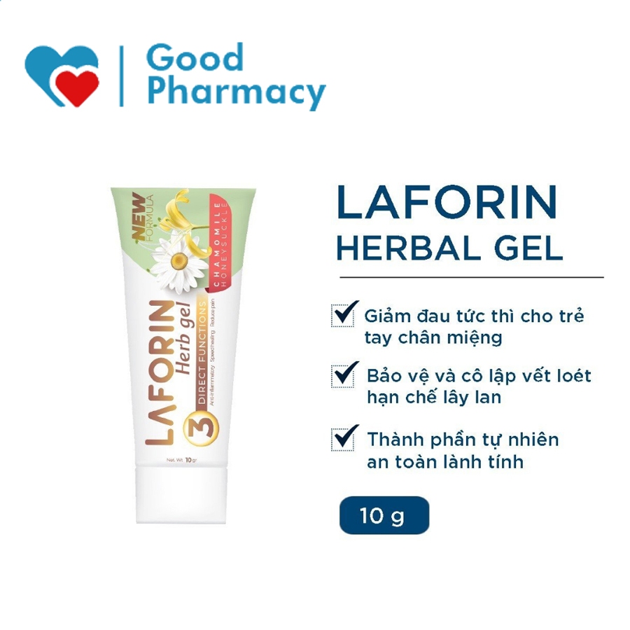 Laforin Herbgel Oral Mucosa Gel Reduces Swelling Of Gums, Canker Sores ...