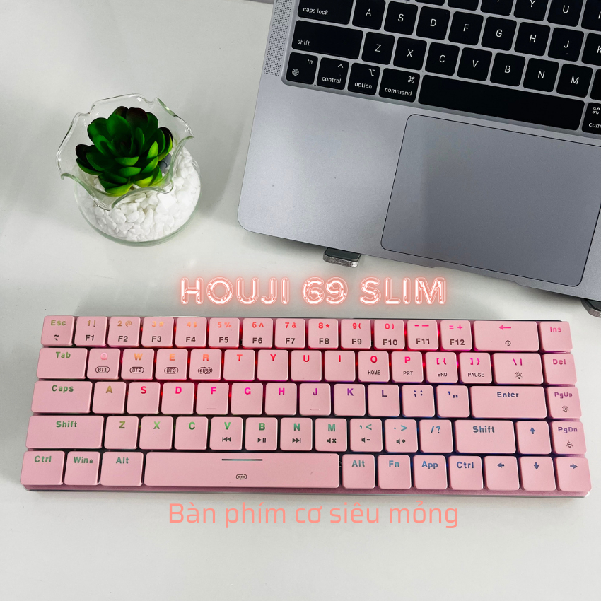 Houji 69 SLIM Ultra-Thin Mechanical Keyboard With Aluminum Frame ...