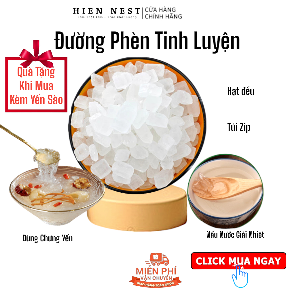 Premium Grade Natural Crystalline Alum Sugar Bien Hoa Using HIEN NEST Shopee Singapore