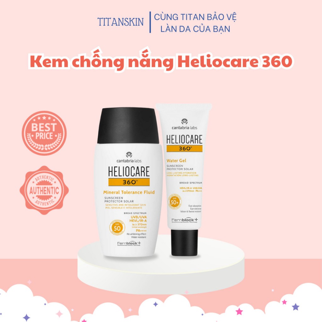 Sunscreen For Sensitive Skin Heliocare 360 Water Gel (New Model) Shopee Singapore
