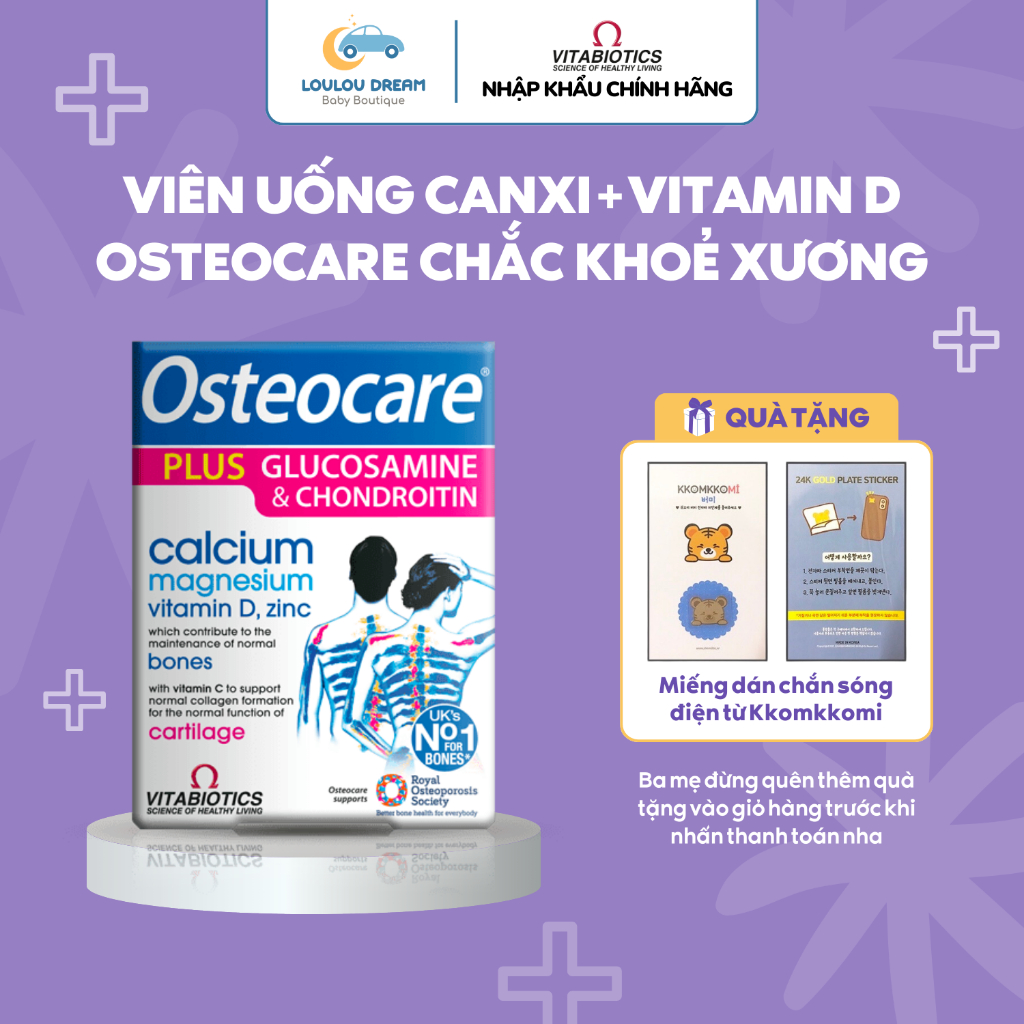 Osteocare Glucosamine oral tablet supplemented with Calcium, Magnesium