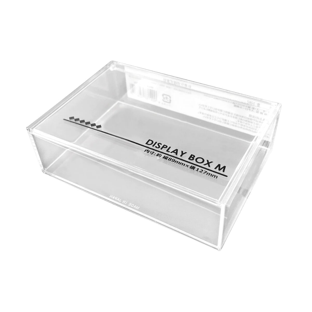 Transparent Plastic Box Display Size M Daiso Neat And Aesthetic Daiso