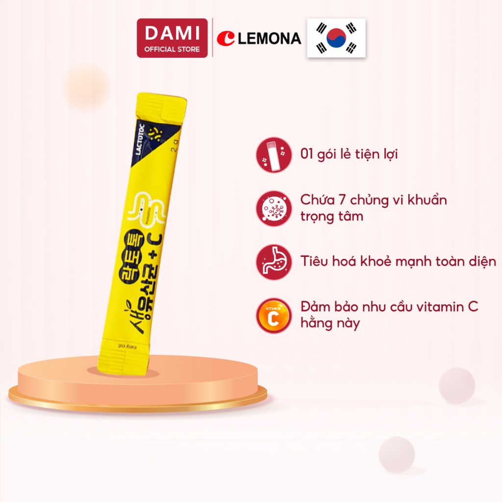 Lactic Acid Retail Package Combined With Vitamin C Lemona (2g x 1 pack ...