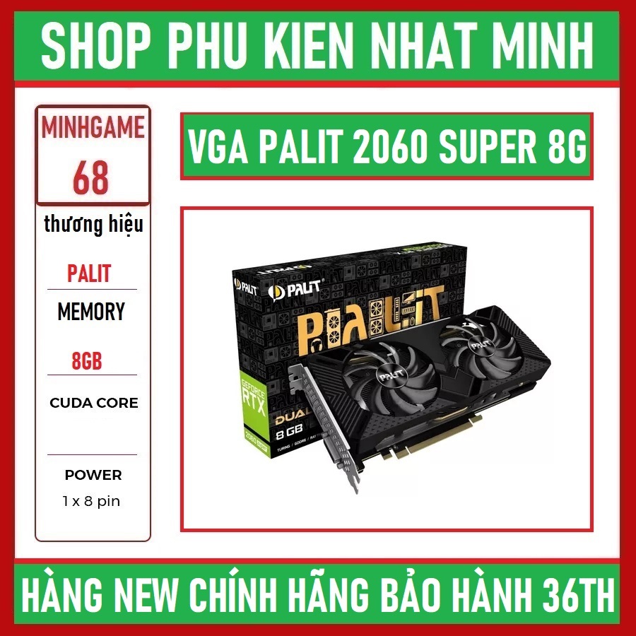 2023春夏新色 Card RTX GeForce Unboxing palit 2060 super 8GB PCパーツ