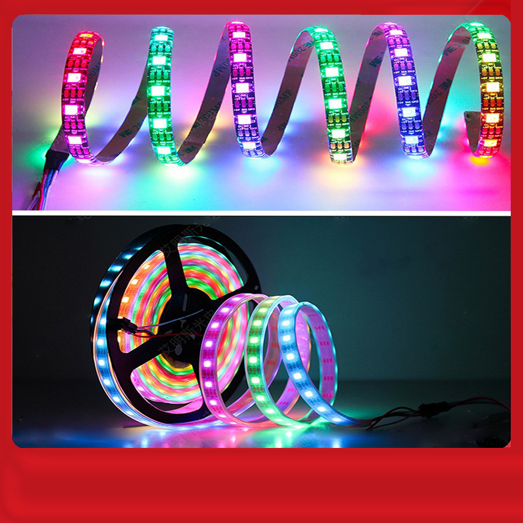 32m 3M 5M RGB led Strip Lights Controlled By Phone, With Music, Room