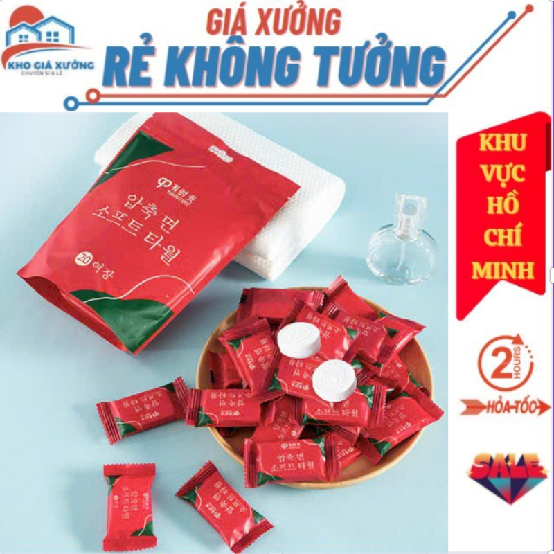 (Bag Of 20) Korean Compressed Tissue with Candy Shape Design ...
