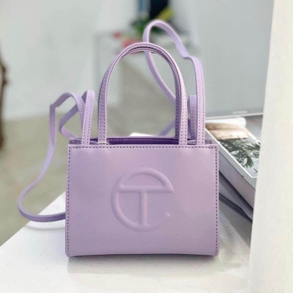 Small Lavender outlet fashion woman shopping Bag