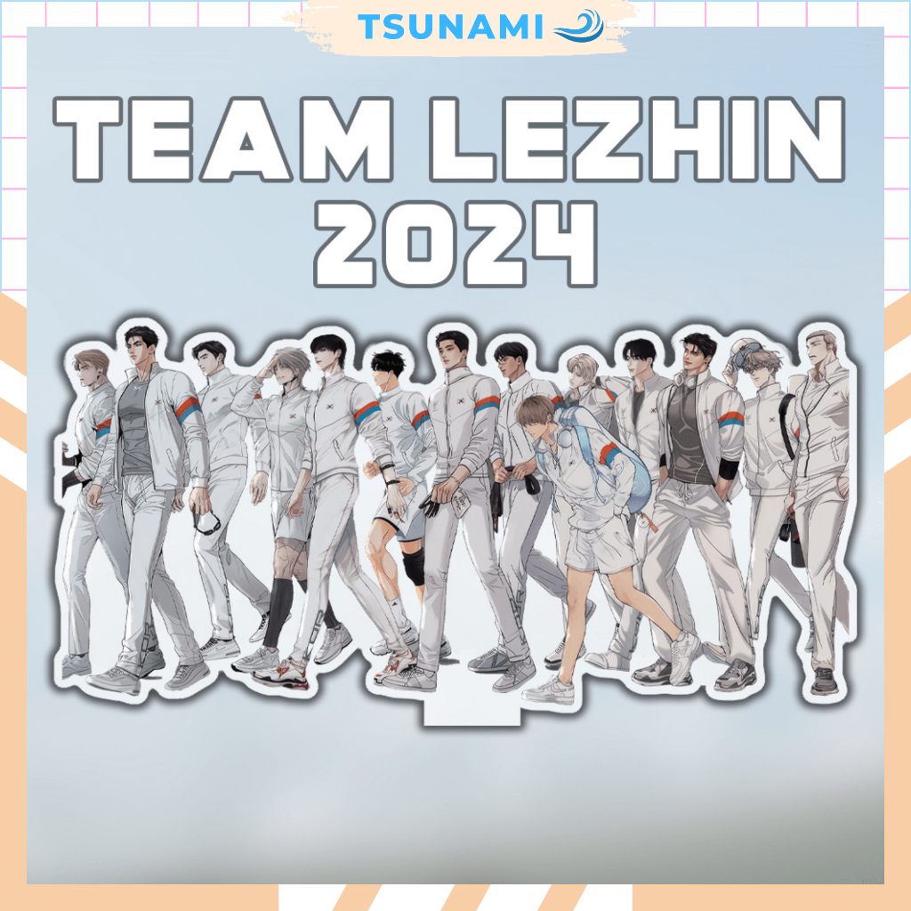 Standee Manhwa BL Lezhin Bomton Calendar 2024 Season's Greetings Team