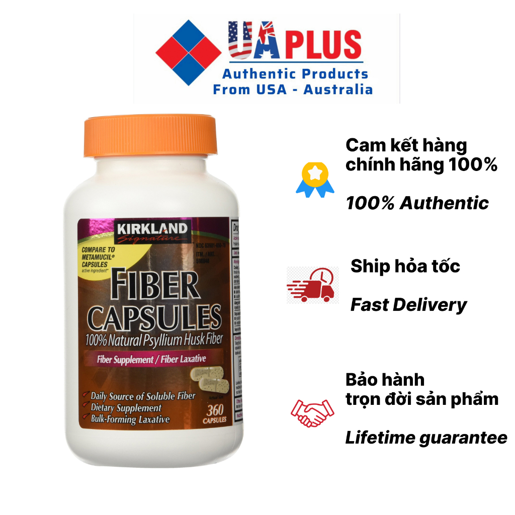 Kirkland psyllium fiber capsules 360 capsules shopee singapore