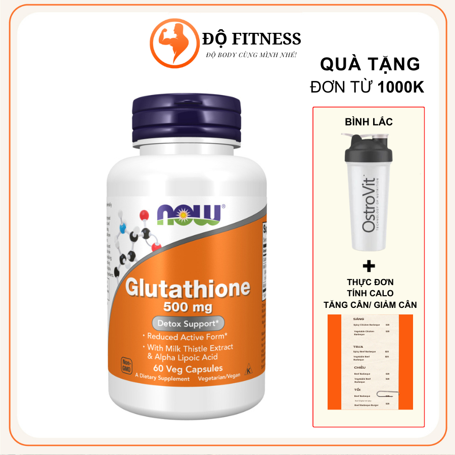 OXY Glutathione 500mg Now 60 Tablets Oral Support Whitening Detoxifying Liver Anti Oxidant Skin