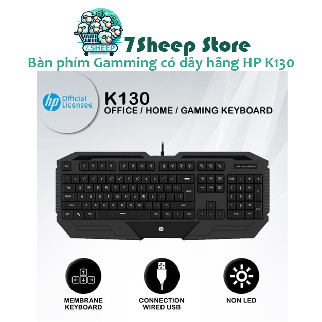 Hp K130 Wired Gaming Keyboard | Shopee Singapore