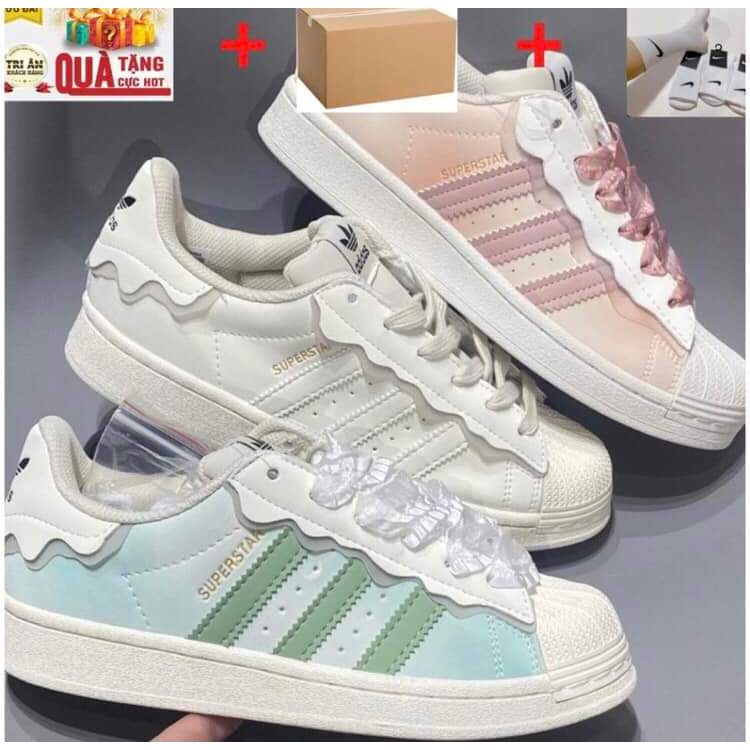 Superstar sale bleu pastel