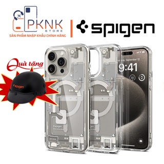 Spigen Ultra Hybrid Case for iPhone 15 Pro Max - natural titanium 