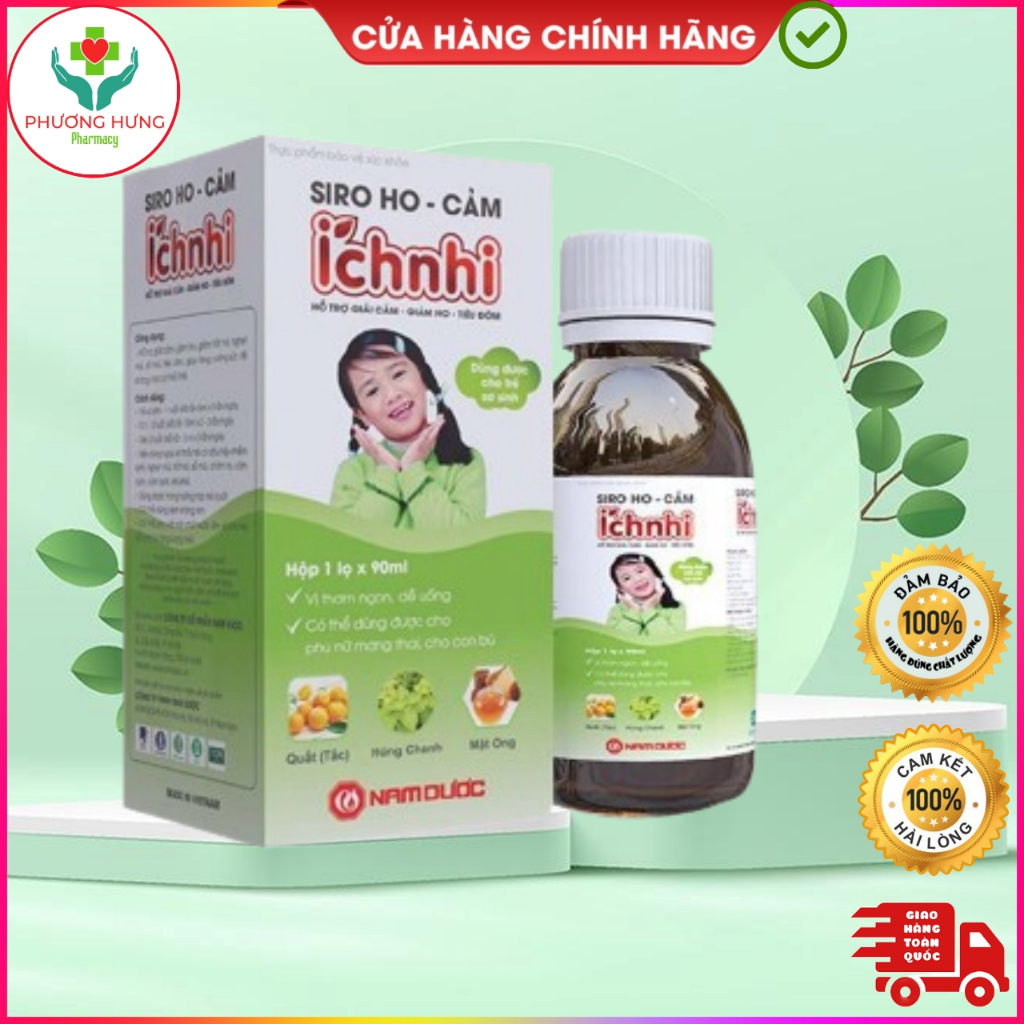 Ichy Cough Syrup Supports Colds, Cough Reduction, Runny Nose, Sputum