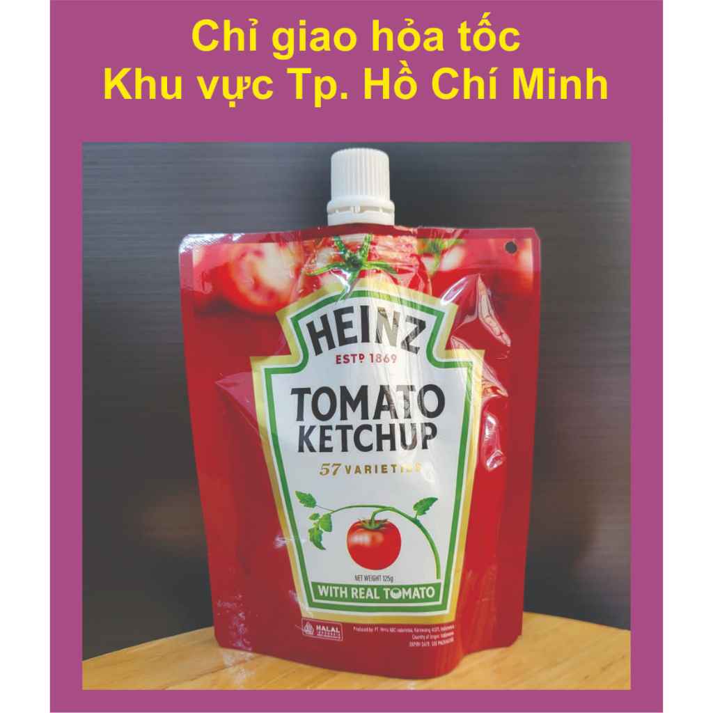 Heinz 125g Bag Tomato Ketchup / INDONESIA / Tomato Ketchup (Halalal