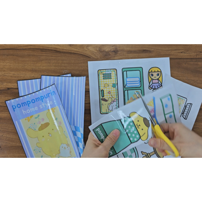 Paper Doll pompompurin 2 Lovely Doll-Happyfunny | Shopee Singapore