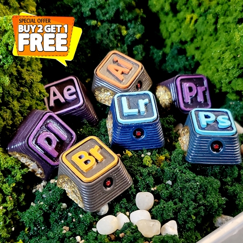 ADOBE keycap, adobe keycap, artisan keycap, adobe keyboard button, PI ...