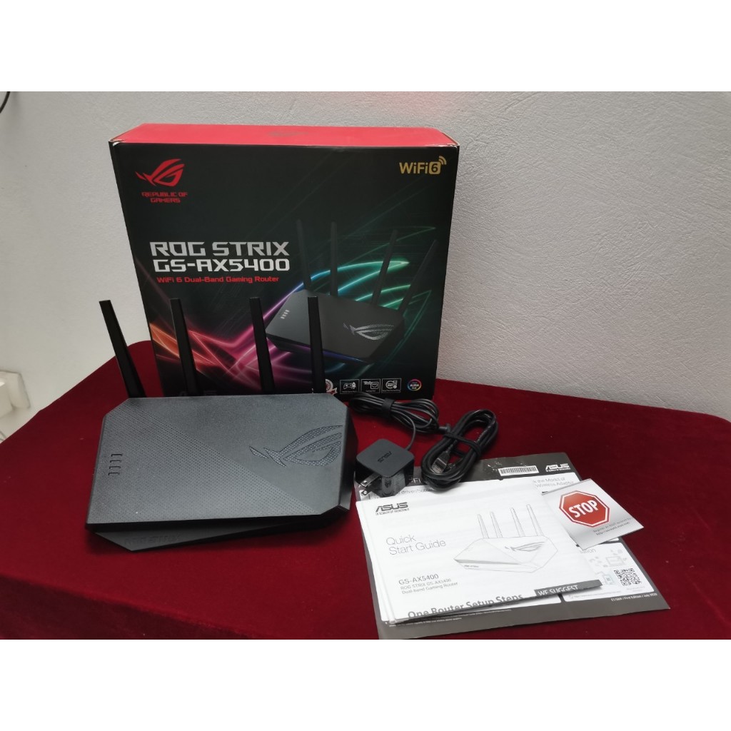 Wifi Router, AiMesh Dual Band ASUS ROG STRIX GS - AX5400 (used product ...