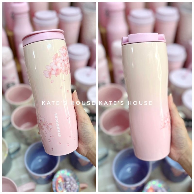 Starbucks Ceramic Thermos Bottle Sakura Taiwan Collection 2024 HCM