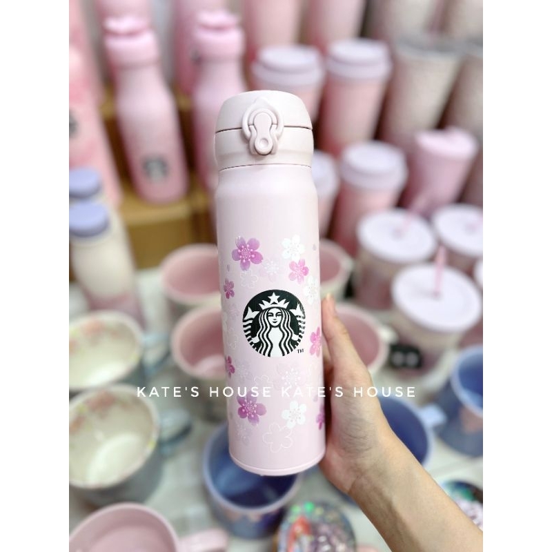 Starbucks Ceramic Thermos Bottle Sakura Taiwan Collection 2024 HCM