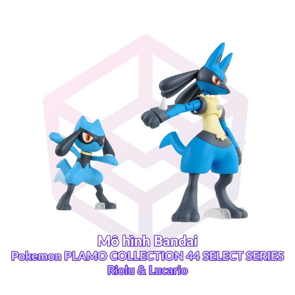 Pokémon PLAMO COLLECTION 44 SELECT SERIES RIOLU & LUCARIO - 060271