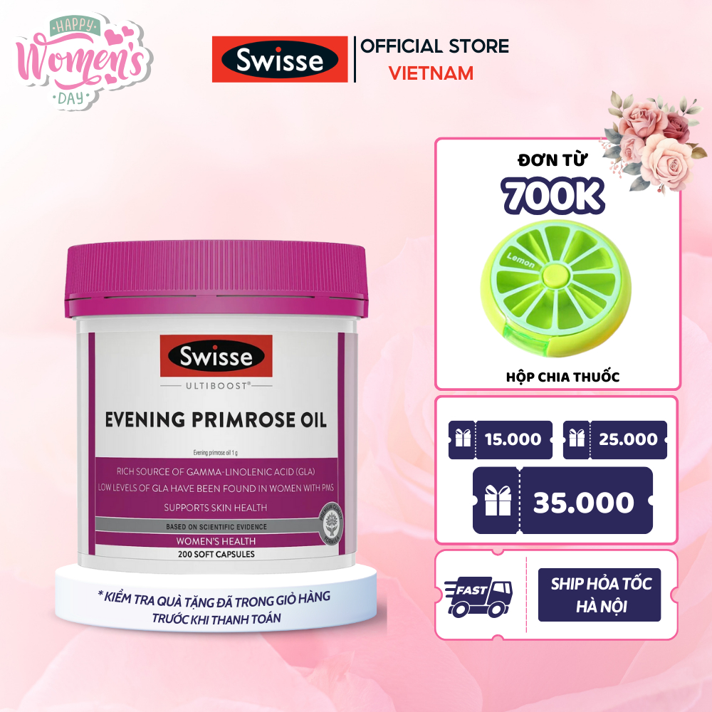 Swisse Evening Primrose Oil Primrose Oil Regulates Female Hormones