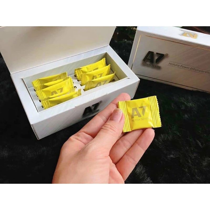 Candy A7 ANFA SEVEN Lemon Flavor. (Genuine, Covered Name When Delivered ...