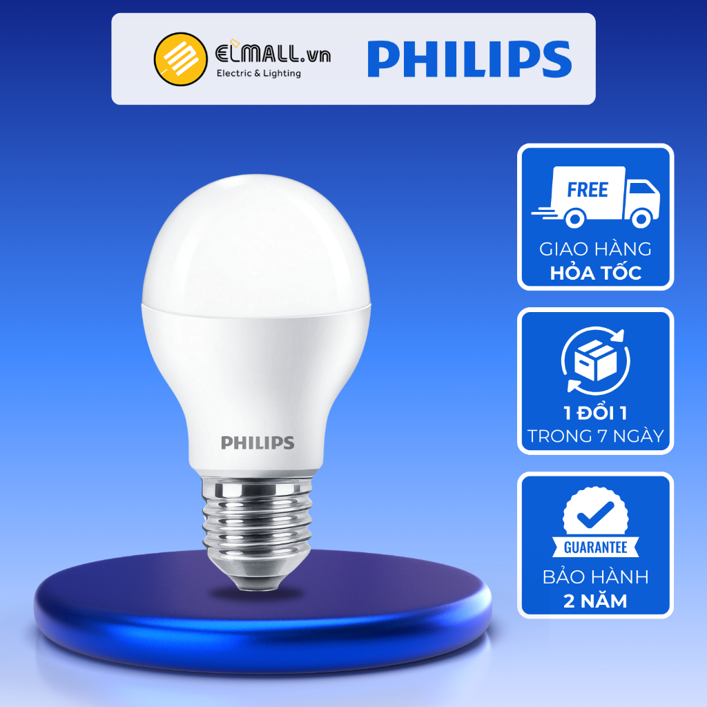 Philips Essential 7W, 9W Led Bulb, E27 VN Cap (Genuine Commitment ...