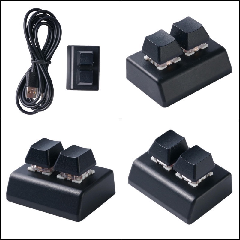 Rgb Multifunctional 2-button mechanical keyboard with Hotswap ...