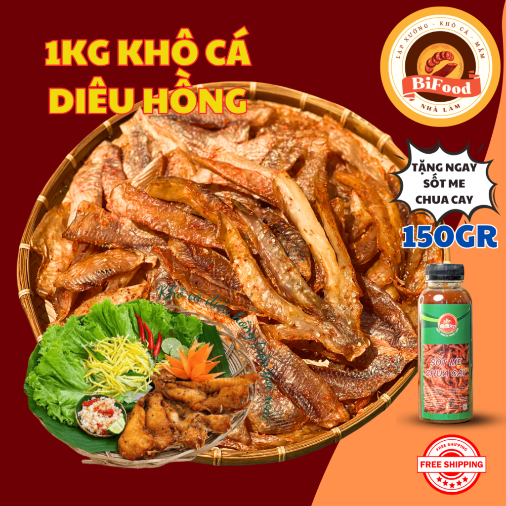 Dried Fish Dieu Hong BIFOOD 1kg Dried 4-Sun Type 1 Exported Goods ...