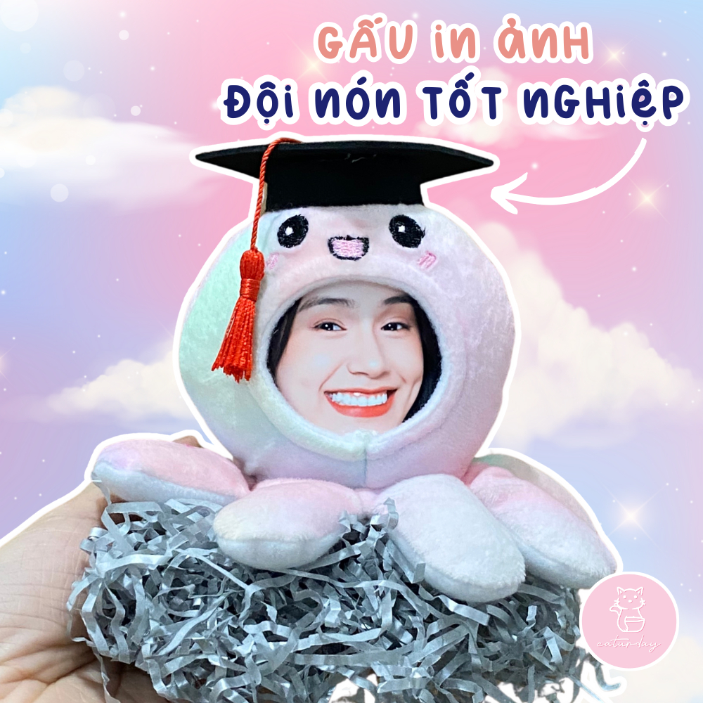 Teddy Bear Printed Photo Celebrating Graduation | Shopee Singapore