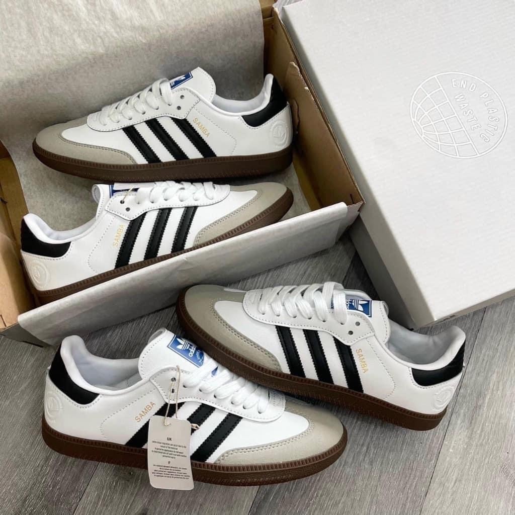 Adidas Samba Classic Sneakers In White High Quality For Unisex