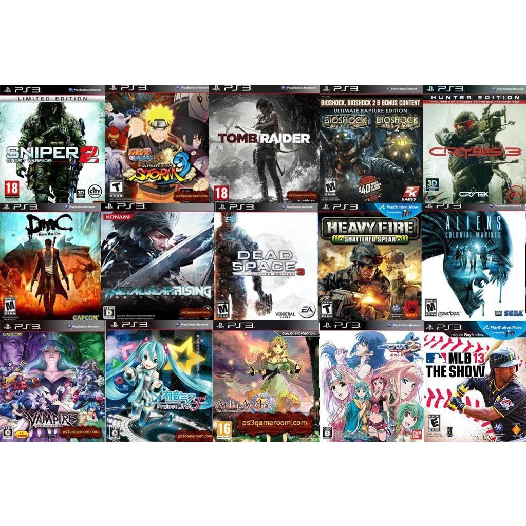 Ps3 Game Disc Collection 2nd List 2 Genuine Sony Works well. Shopee Singapore
