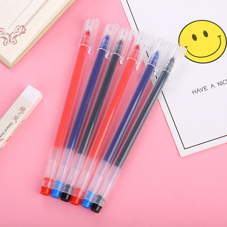 5 0.5mm transparent nib gel pens for students | Shopee Singapore