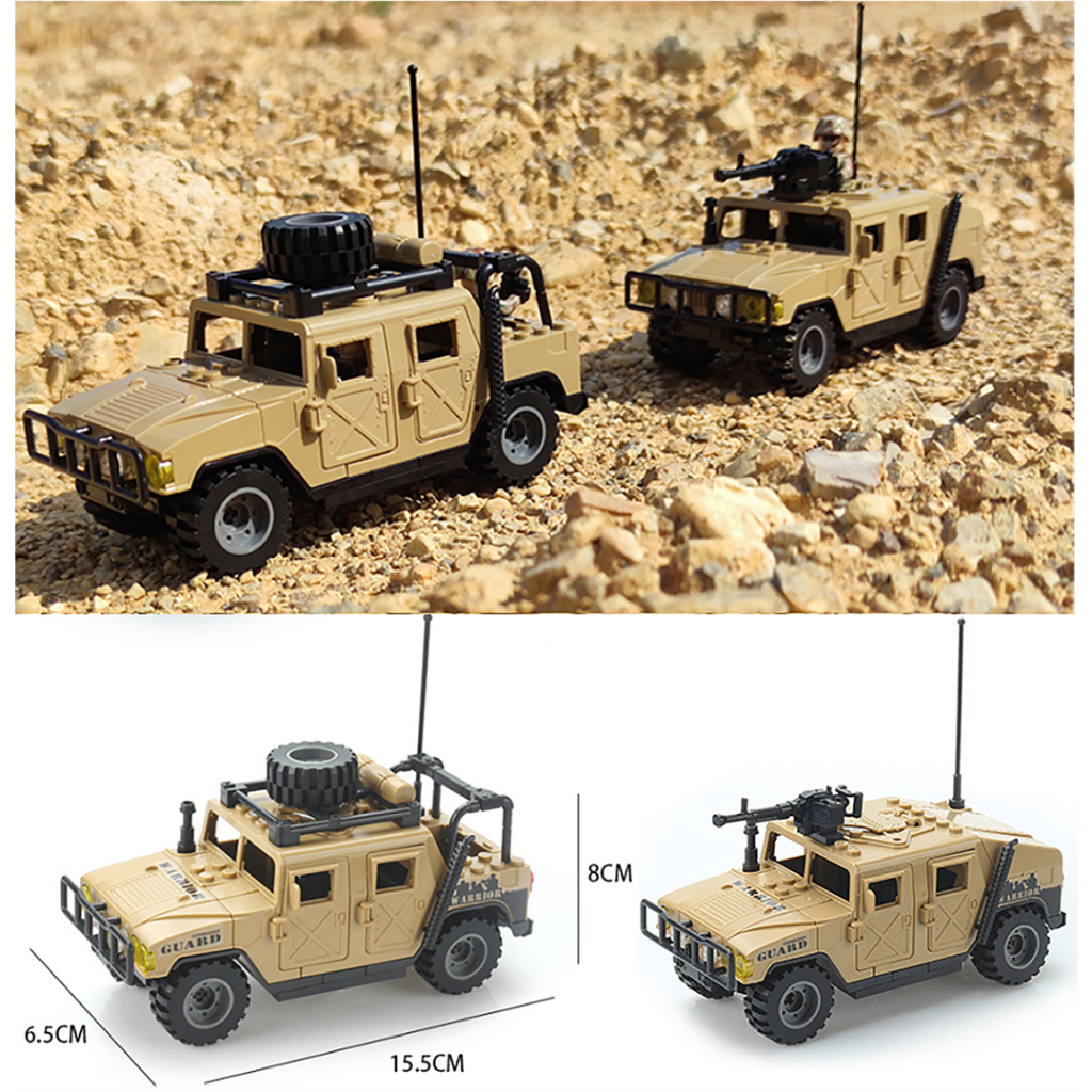 Assembly Model MHQS Hummer Humvee Military Humvee 2 Types With 3 ...