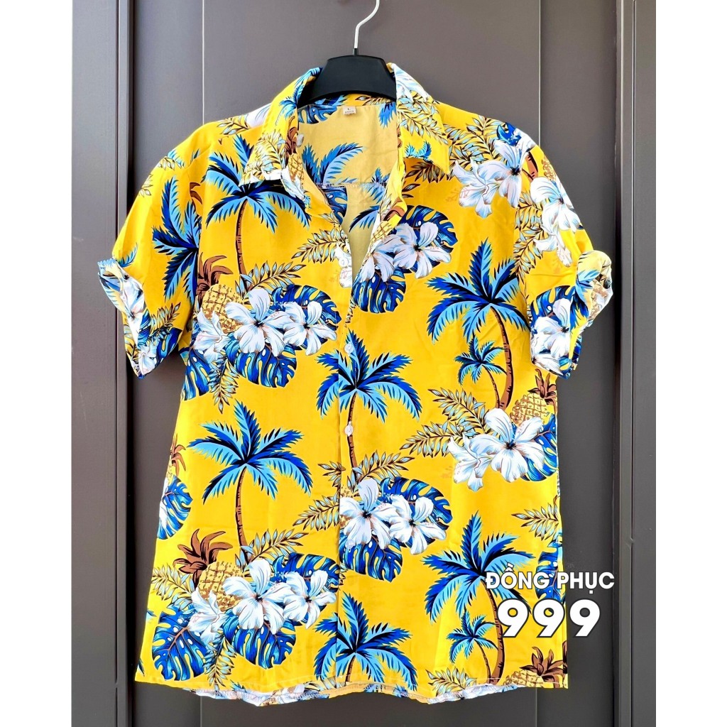 [Color] Beach Shirt, Hawaii Pattern Shirt For Couple, Group, Family