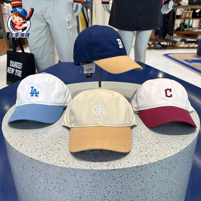 Ny MLB LA Cap For Men And Women Export Brand Name Embossed logo Asian LA form Cap Shopee Singapore