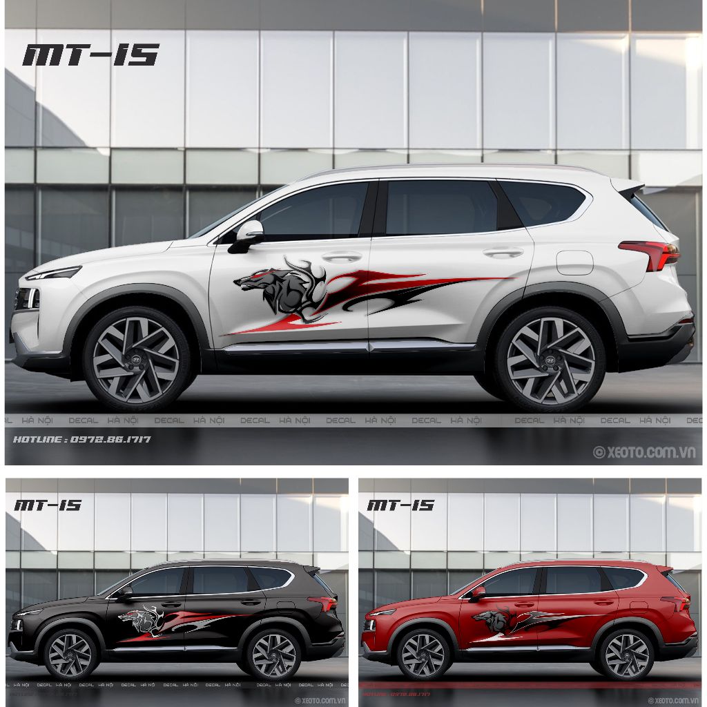 Newest model Sedan - SUV - Hatchback Car Sticker (MT 15 model) | Shopee ...