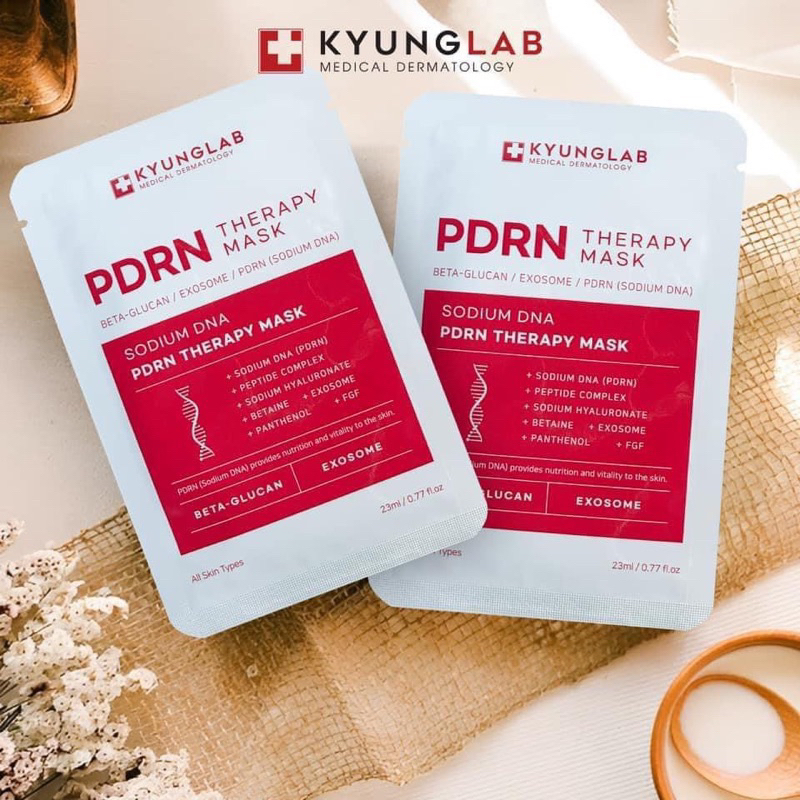 Pdrn Kyunglab sodium DNA PDRN therapy mask + Rwine beauty mask Expiry