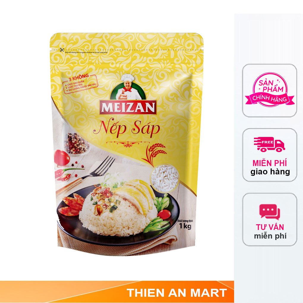MEIZAN PREMIUM WAXED Sticky Rice PACKAGE 1KG | Shopee Singapore